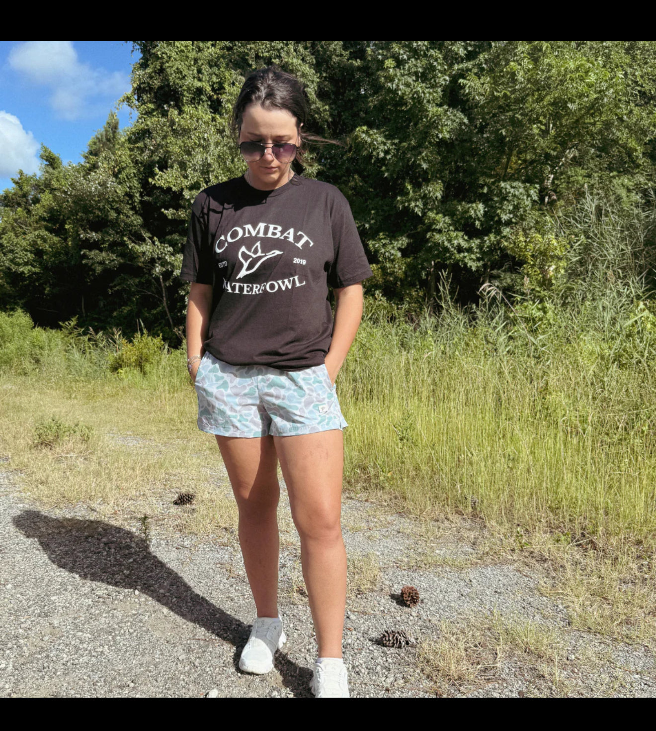 Women’s 2.5” shorts Babylon Camo