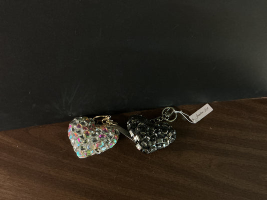 Bedazzled Heart Keychain