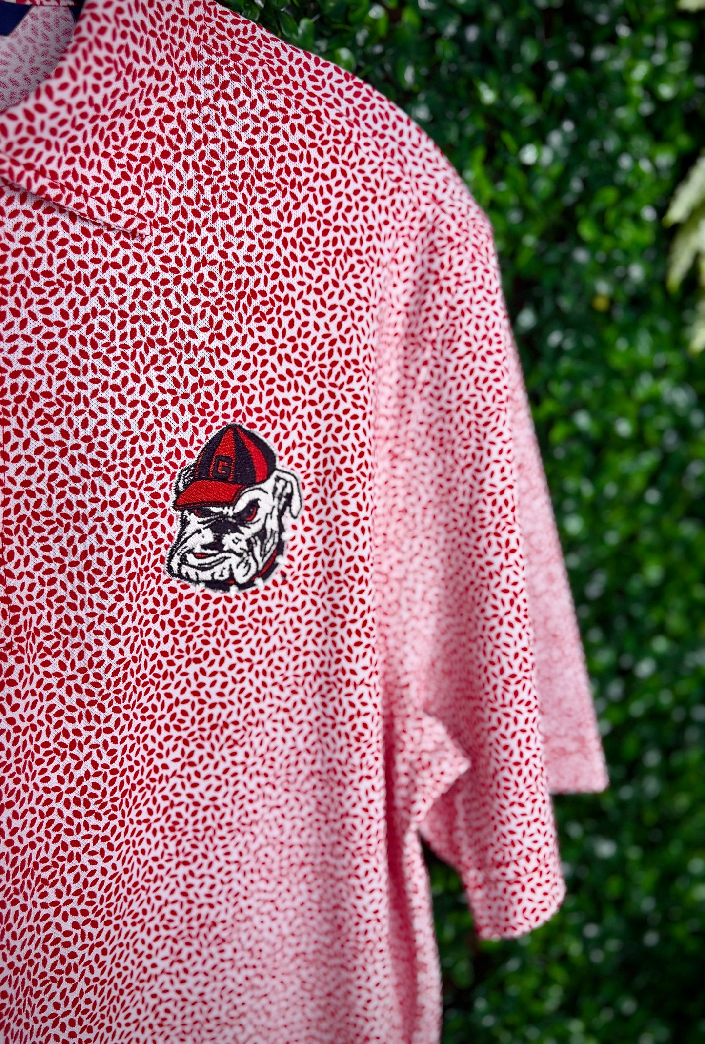 Red Speck Huddle Polo