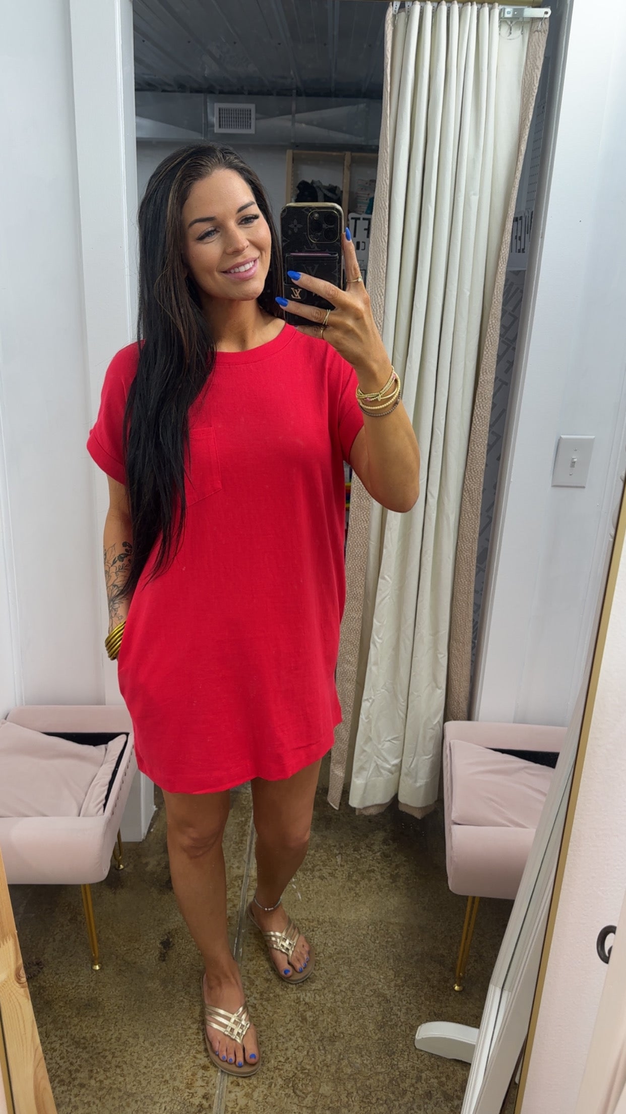 Cotton Wash T-shirt Dress