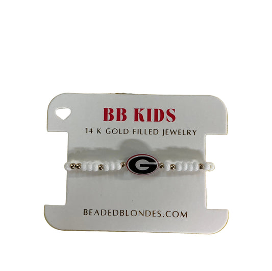Beaded Blondes University of Georgia Bracelet (Kid Size)