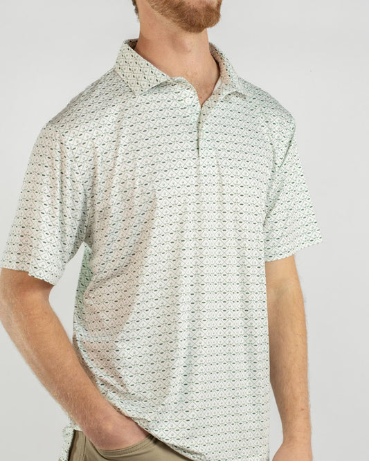 Men’s royal golf performance polo shirt
