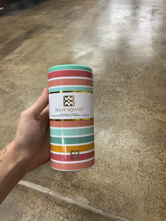 Swept Away Skinny Can Coozie