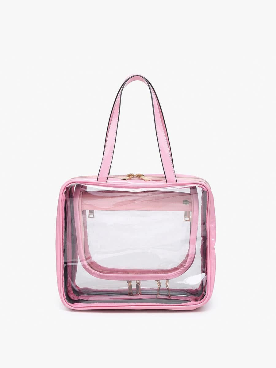 Rae Clear Cosmetic Bags by Jen & Co.