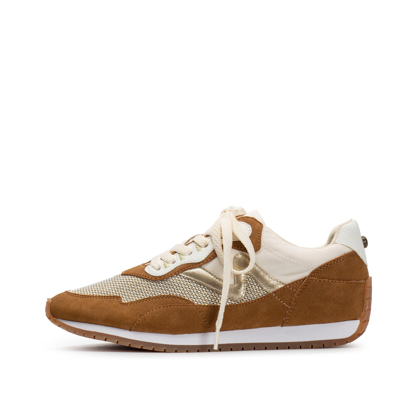 Yellowbox accent chestnut sneaker