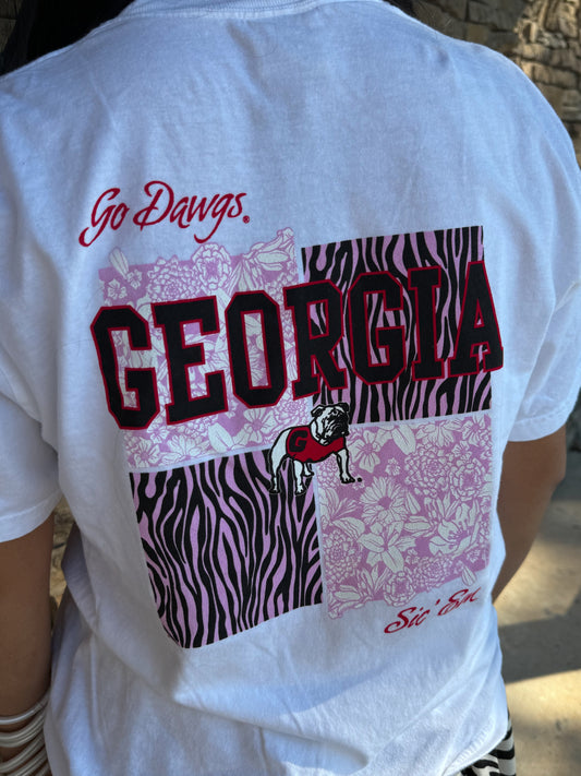 The White Zebra Square Georgia T-Shirt