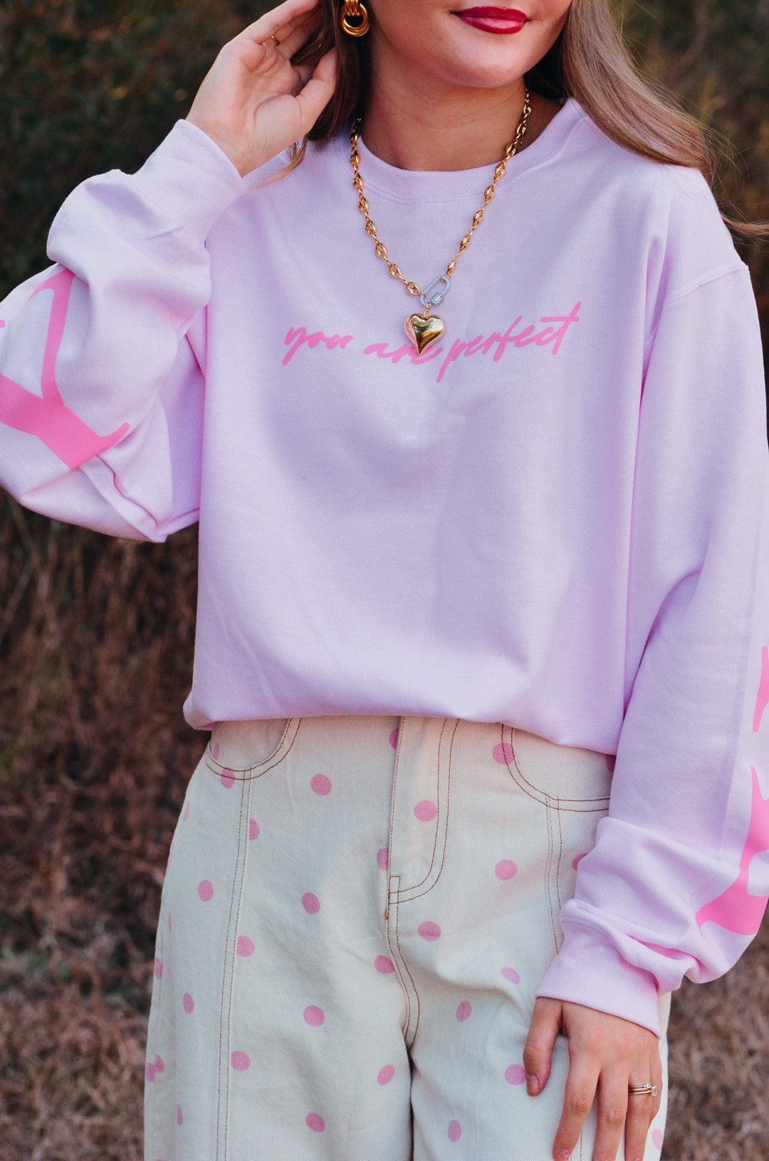 The Worthy Light Pink - Sweatshirt