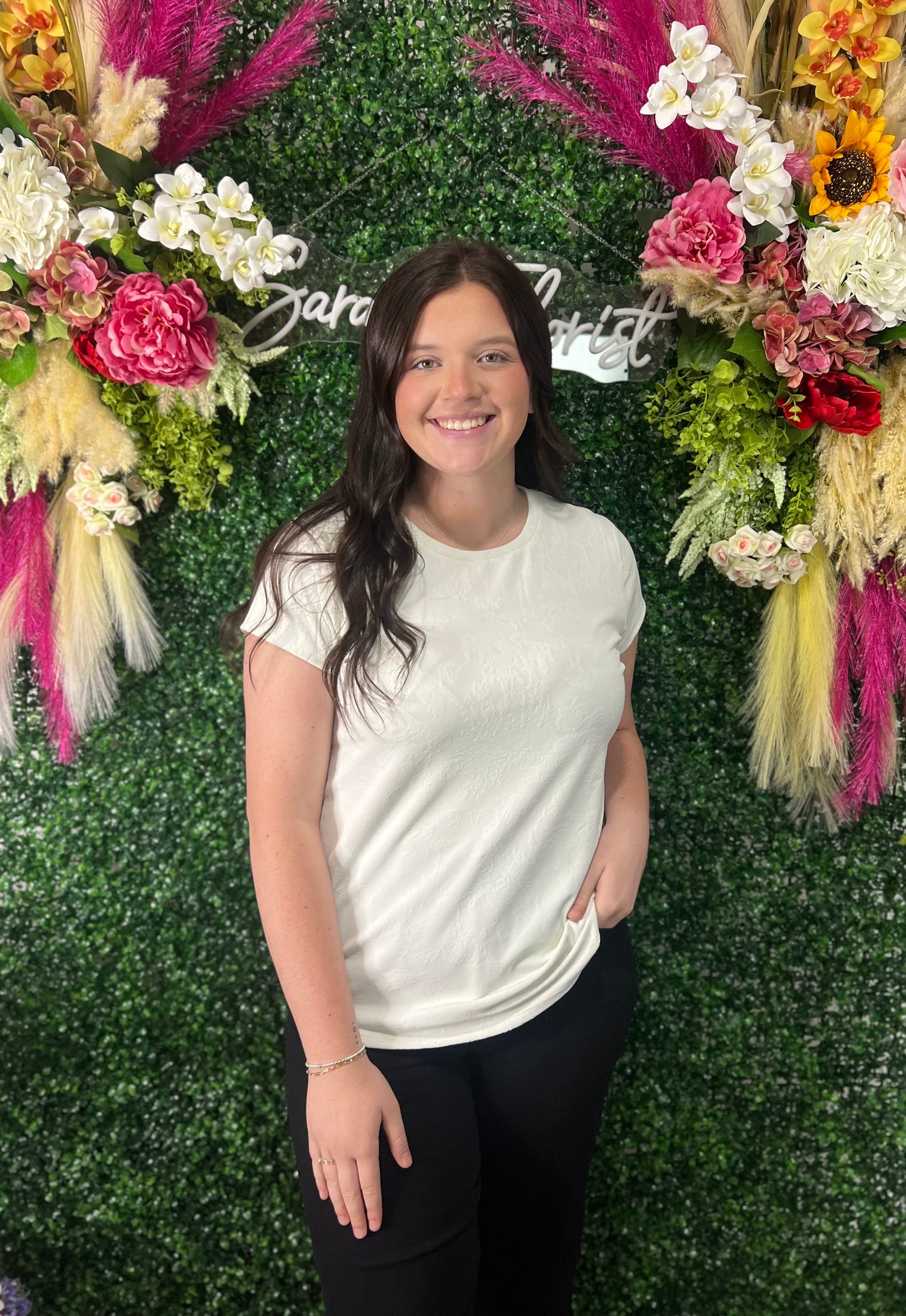 A white summer Top