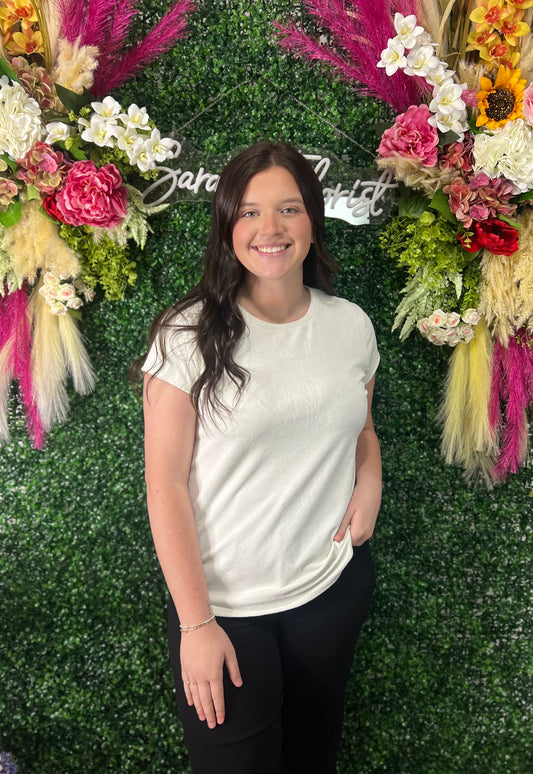 A white summer Top