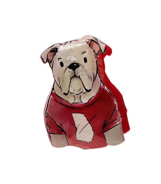 Dawgs Mascot  Claw Clip