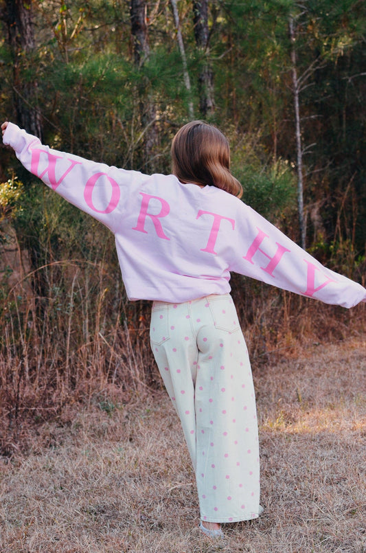 The Worthy Light Pink - Sweatshirt