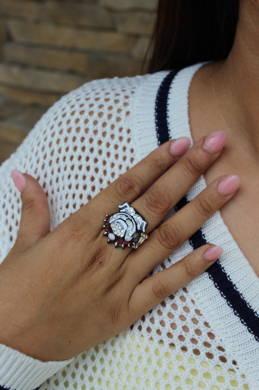 Georgia Crystal Stretch Ring