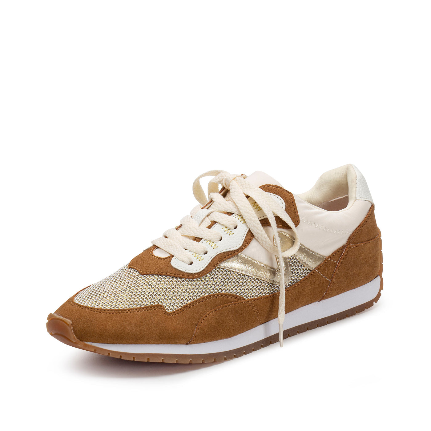 Yellowbox accent chestnut sneaker