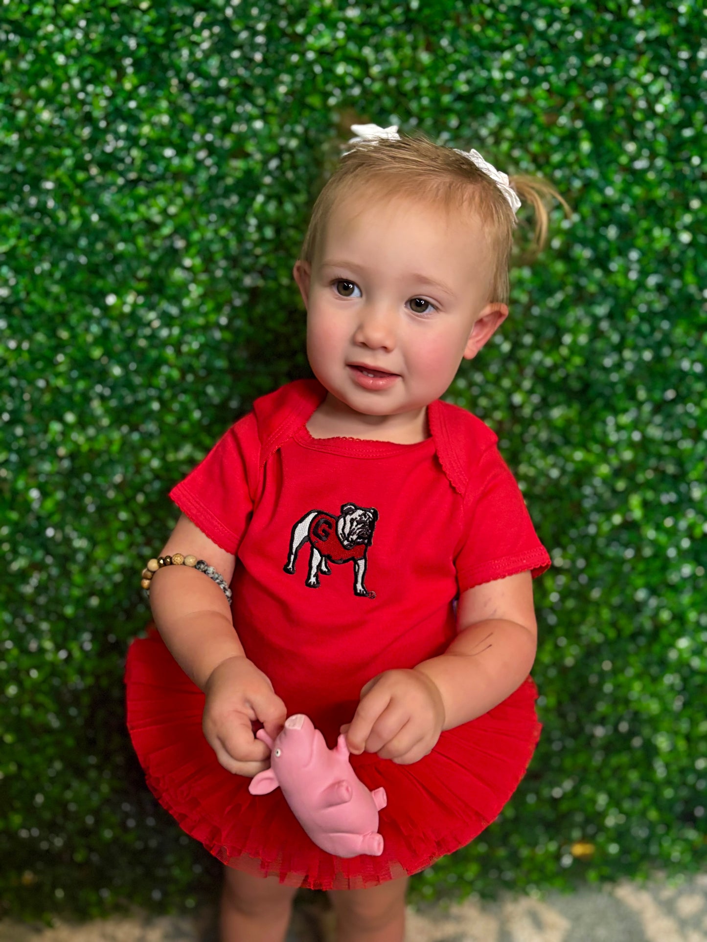 UGA Mascot Tutu Onesie