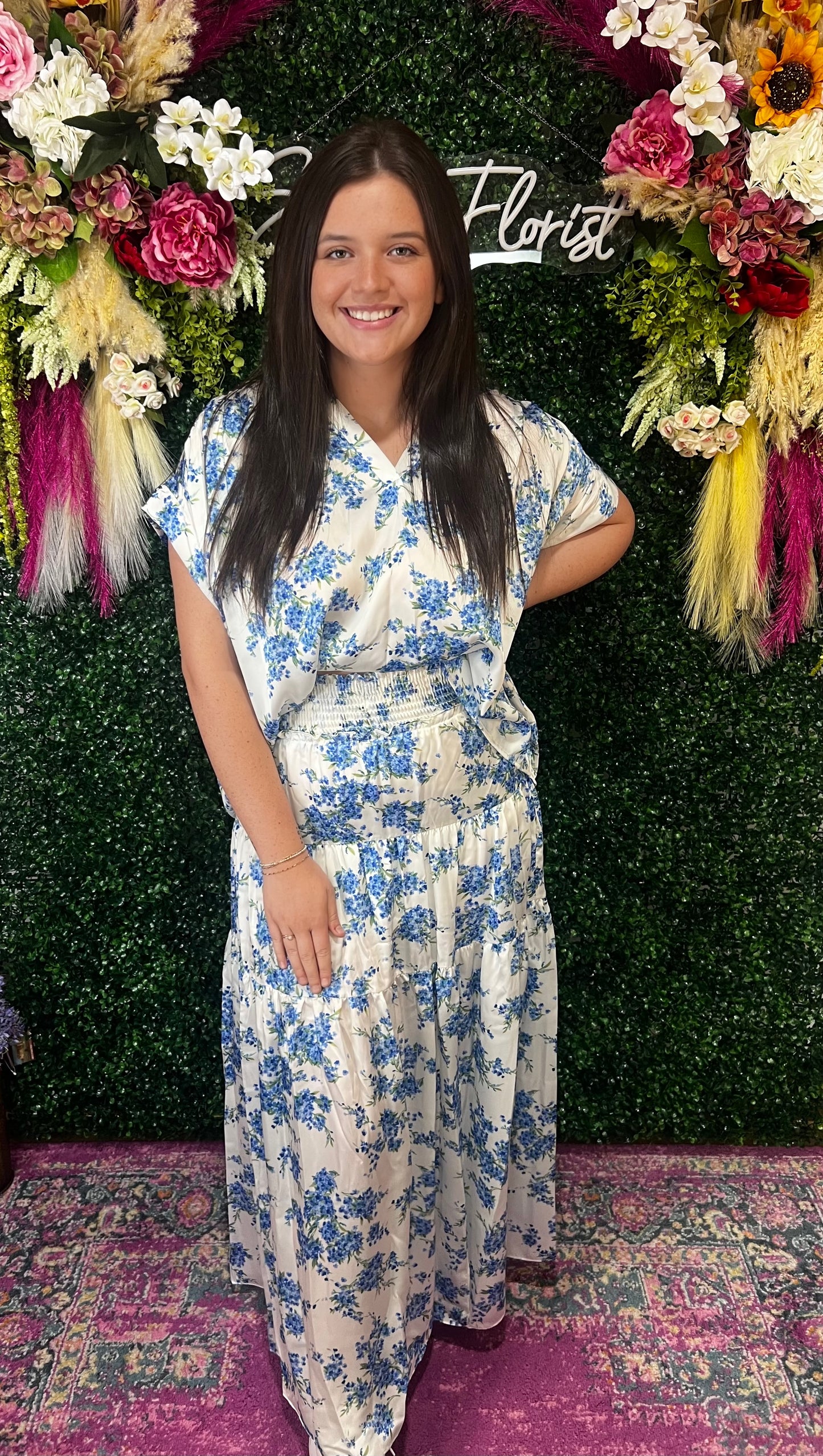 Everblooming maxi skirt