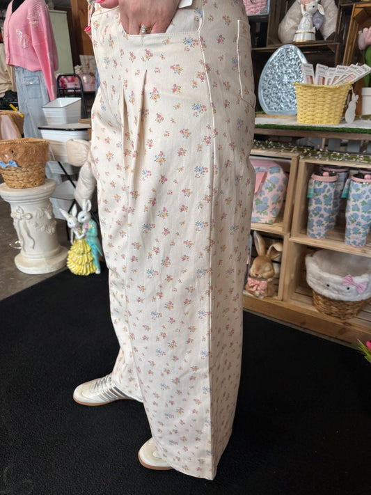 The Ivory Petal Pants
