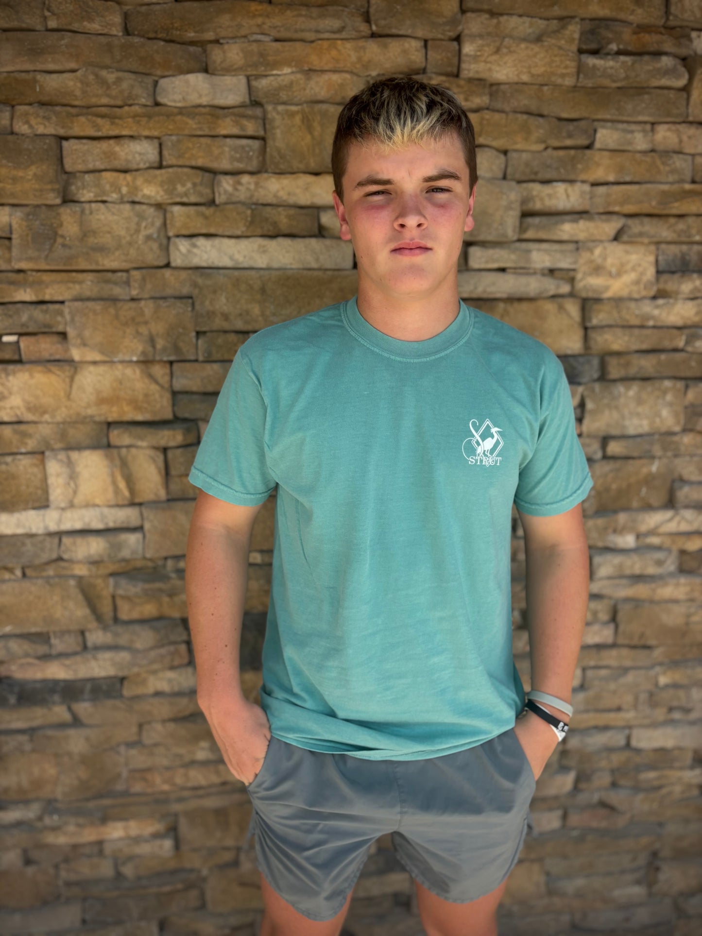 Straight Shots T-Shirt | Seafoam