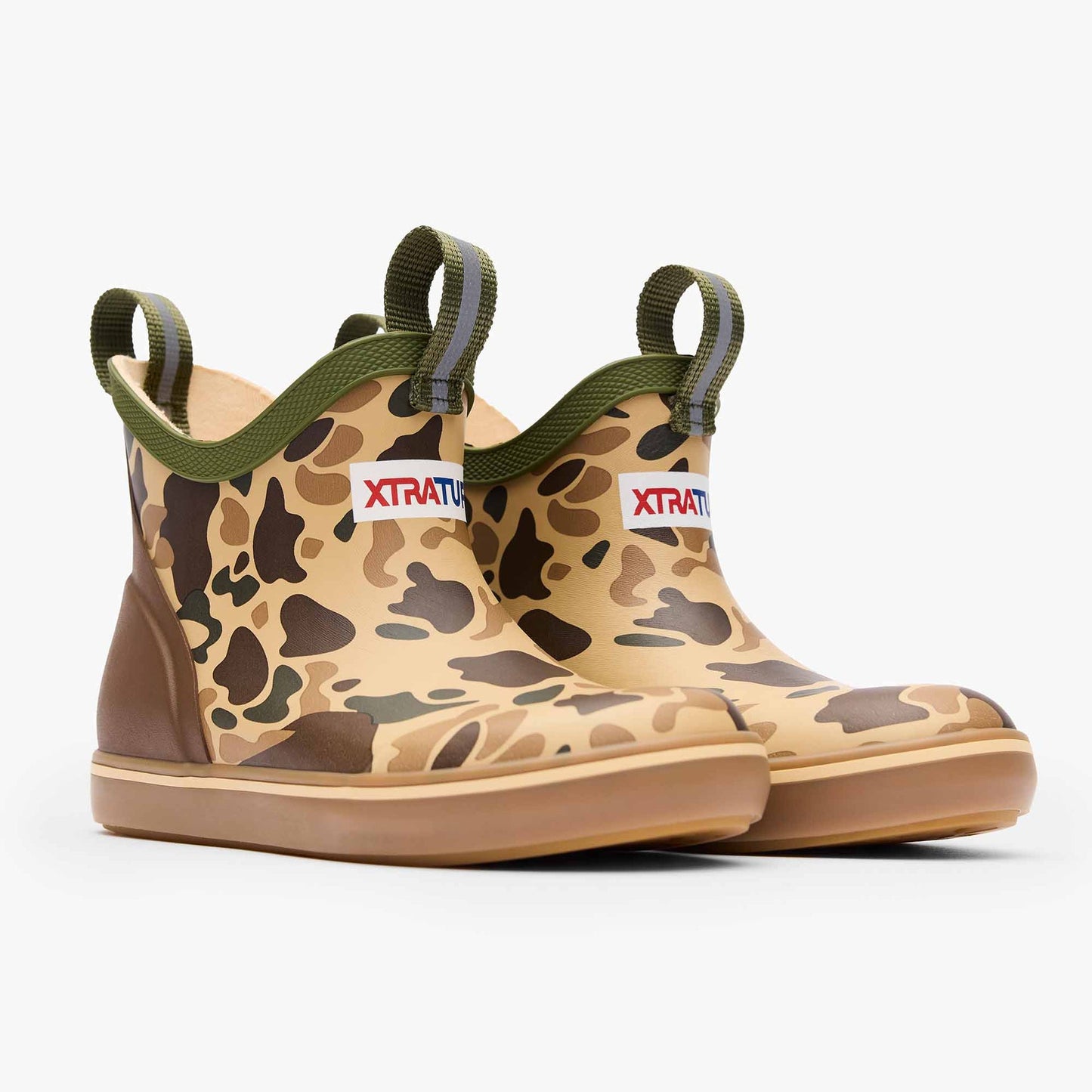 Big Kids Duck Camo XtraTuf Deck Boots