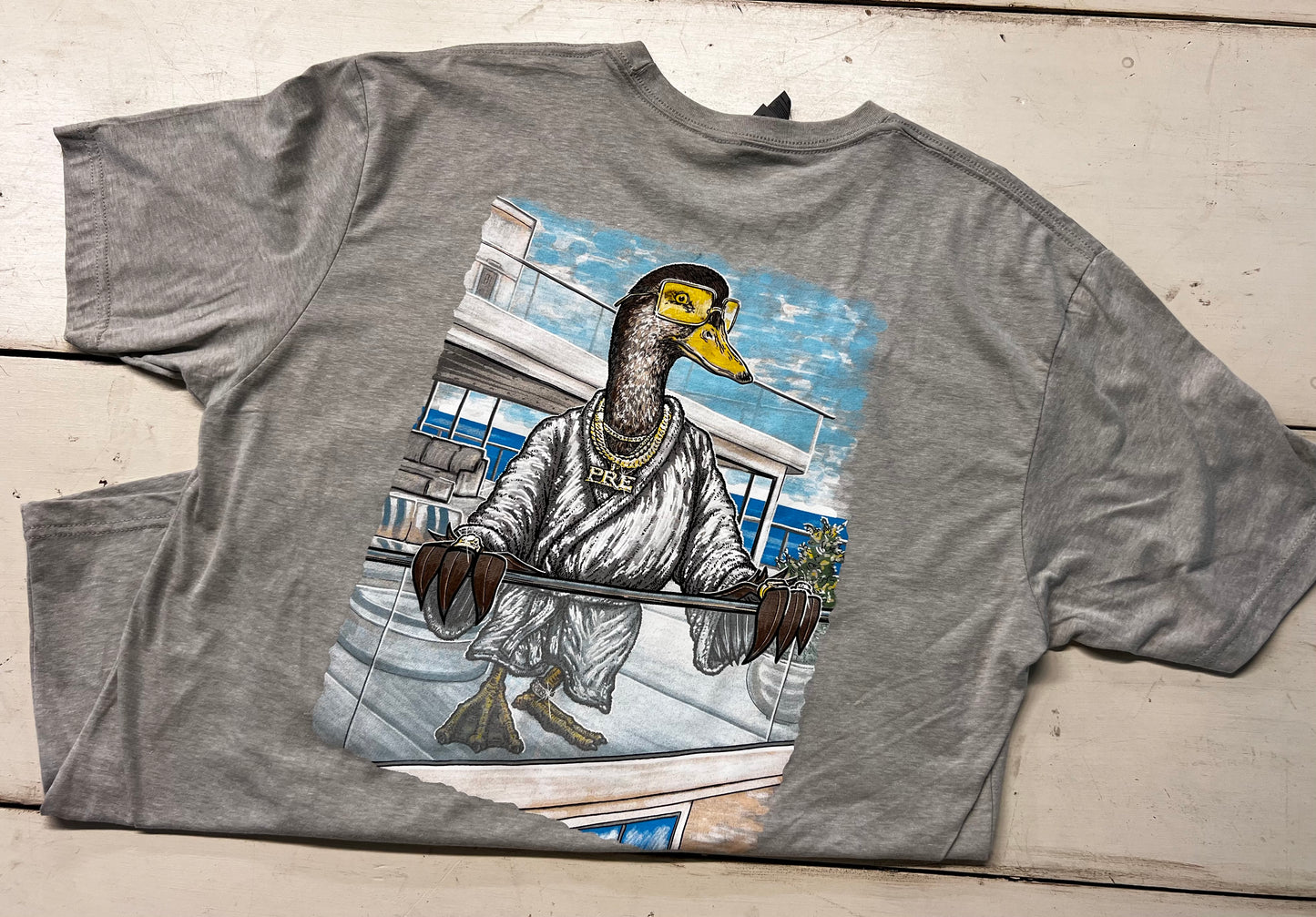 Combat waterfowl boss duck t-shirt