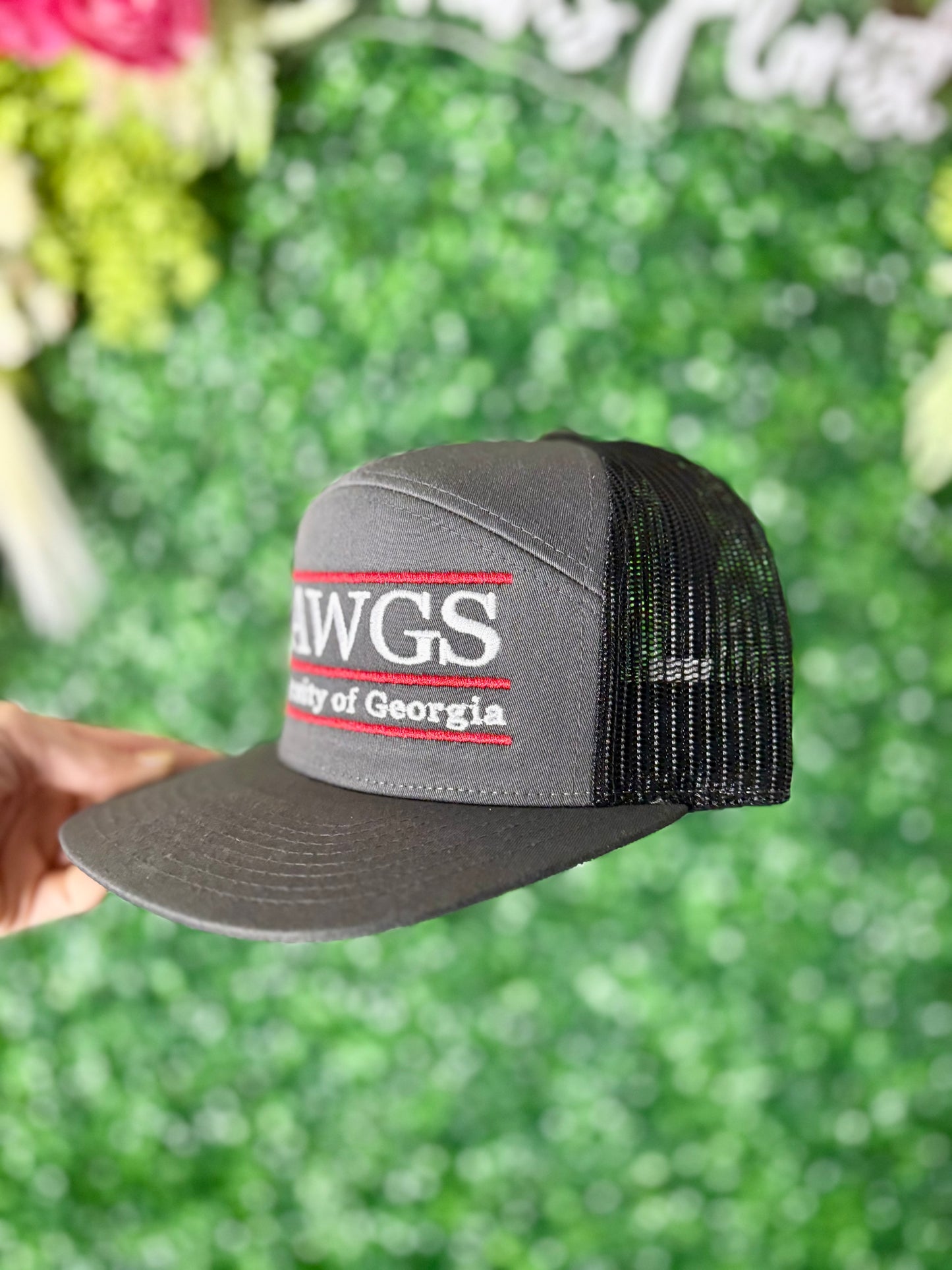 Grey & White Dawgs Hat