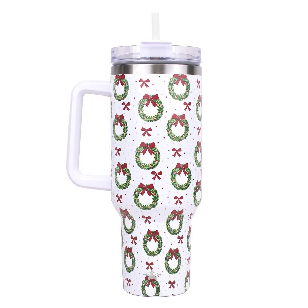Christmas Wreath 40oz Tumbler