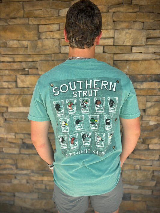 Straight Shots T-Shirt | Seafoam
