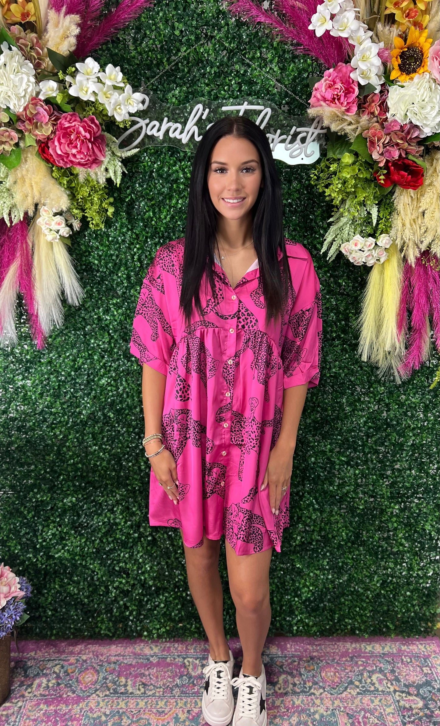 Prowl in pink dress