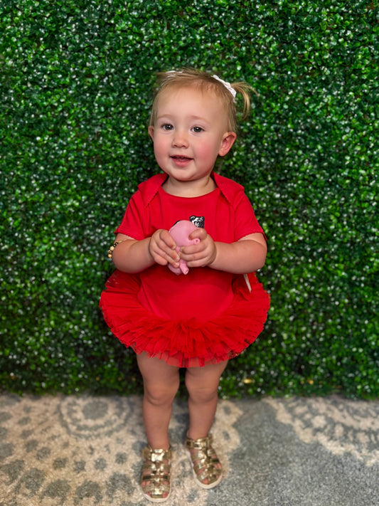 UGA Mascot Tutu Onesie