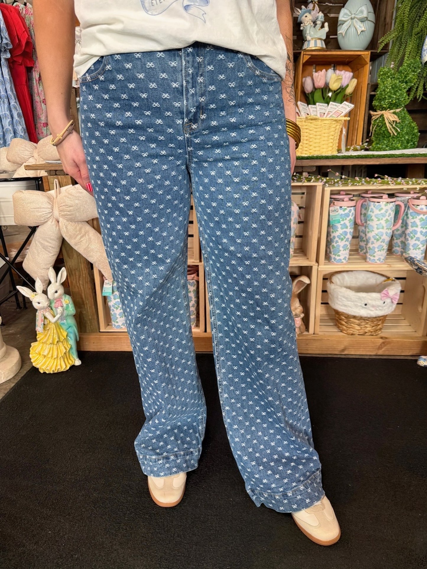 Risen Bow Jeans