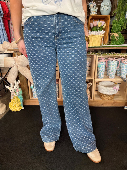 Risen Bow Jeans