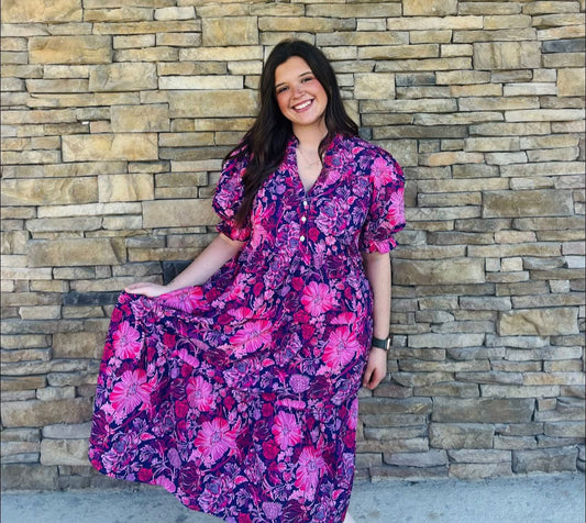 High Tea Pink Evie Dress