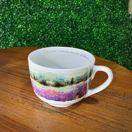 Wildflowers | Luke 12.17 Mug