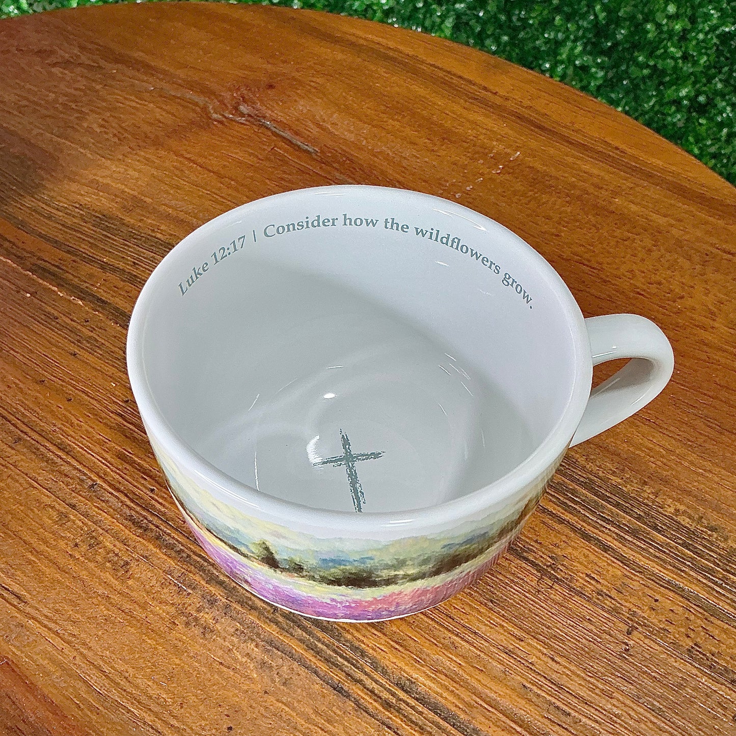 Wildflowers | Luke 12.17 Mug