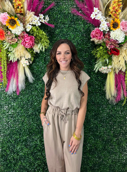 Born to sparkle jumpsuit