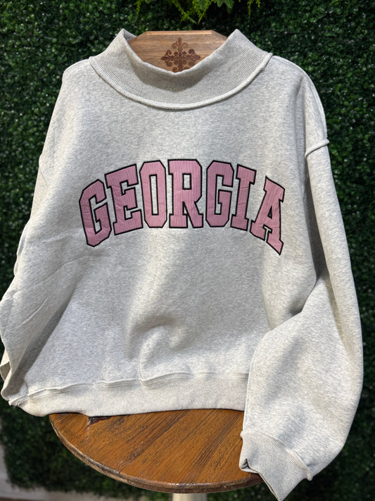 Georgia Mock Neck