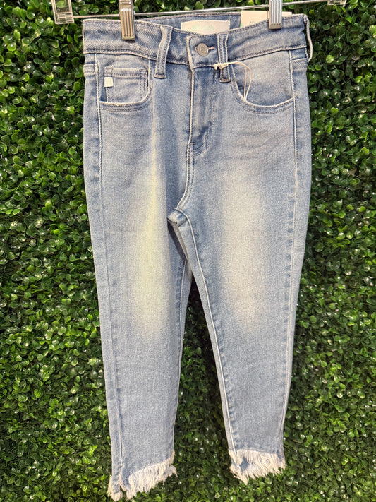 Youth High Rise Ankle Skinny Jeans