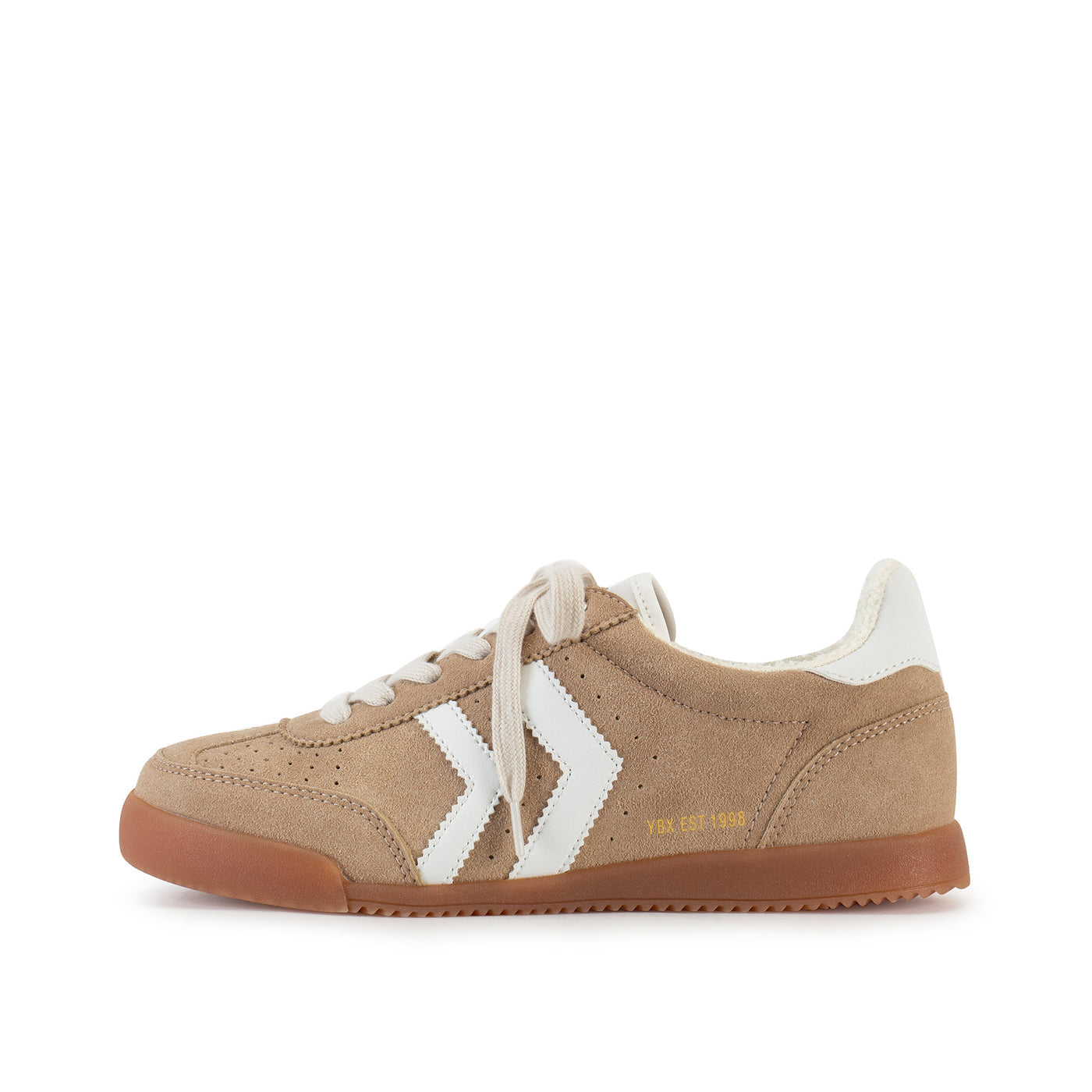 Neevan sand Lace-up Sneaker by Yellowbox