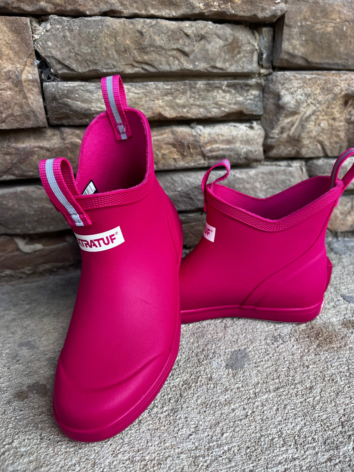 Youth Neon Pink Xtra Tuff Boots