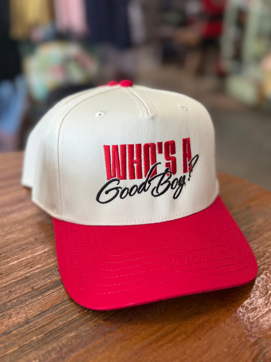 Who’s A Good Boy Trucker Hat