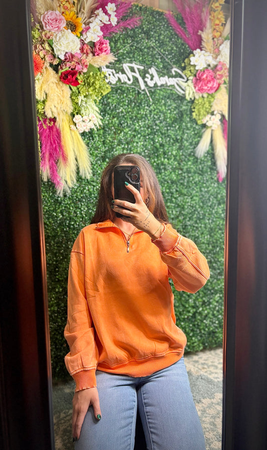 The Voltage Orange Pullover