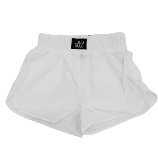 Lulu Mac White Athletic Shorts