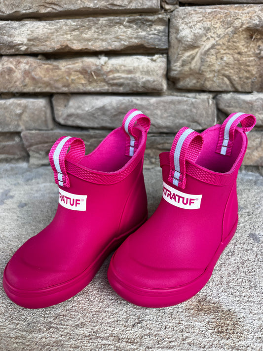 Toddler Neon Pink Xtra Tuff Boots