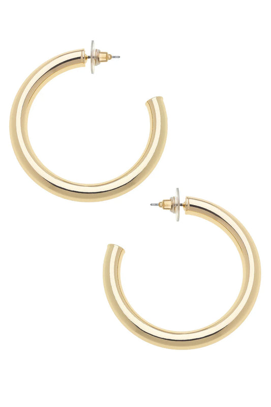 Canvas Isla Hoop Earrings