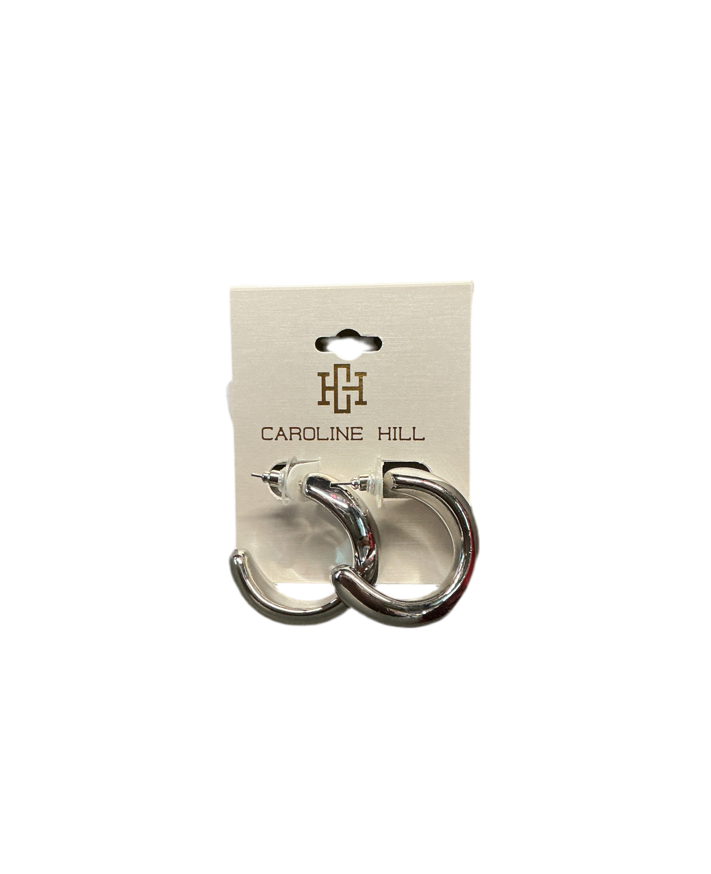 Called Wavy Hoop Earring Silver