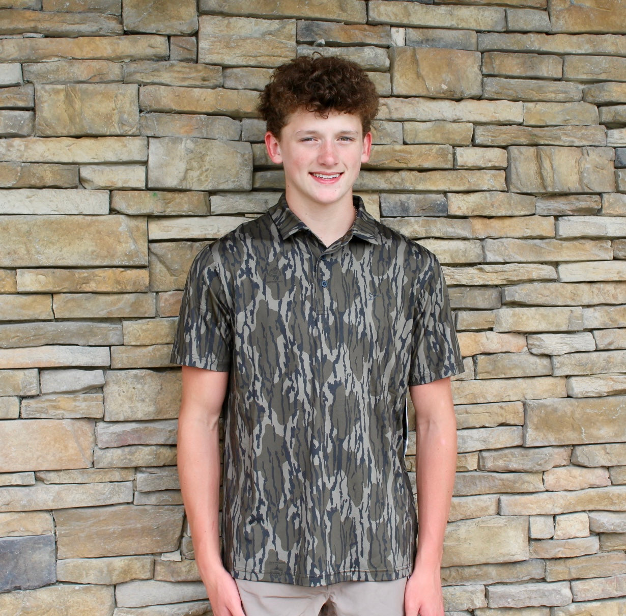 Crosswind Mossy Oak Caribou Polo