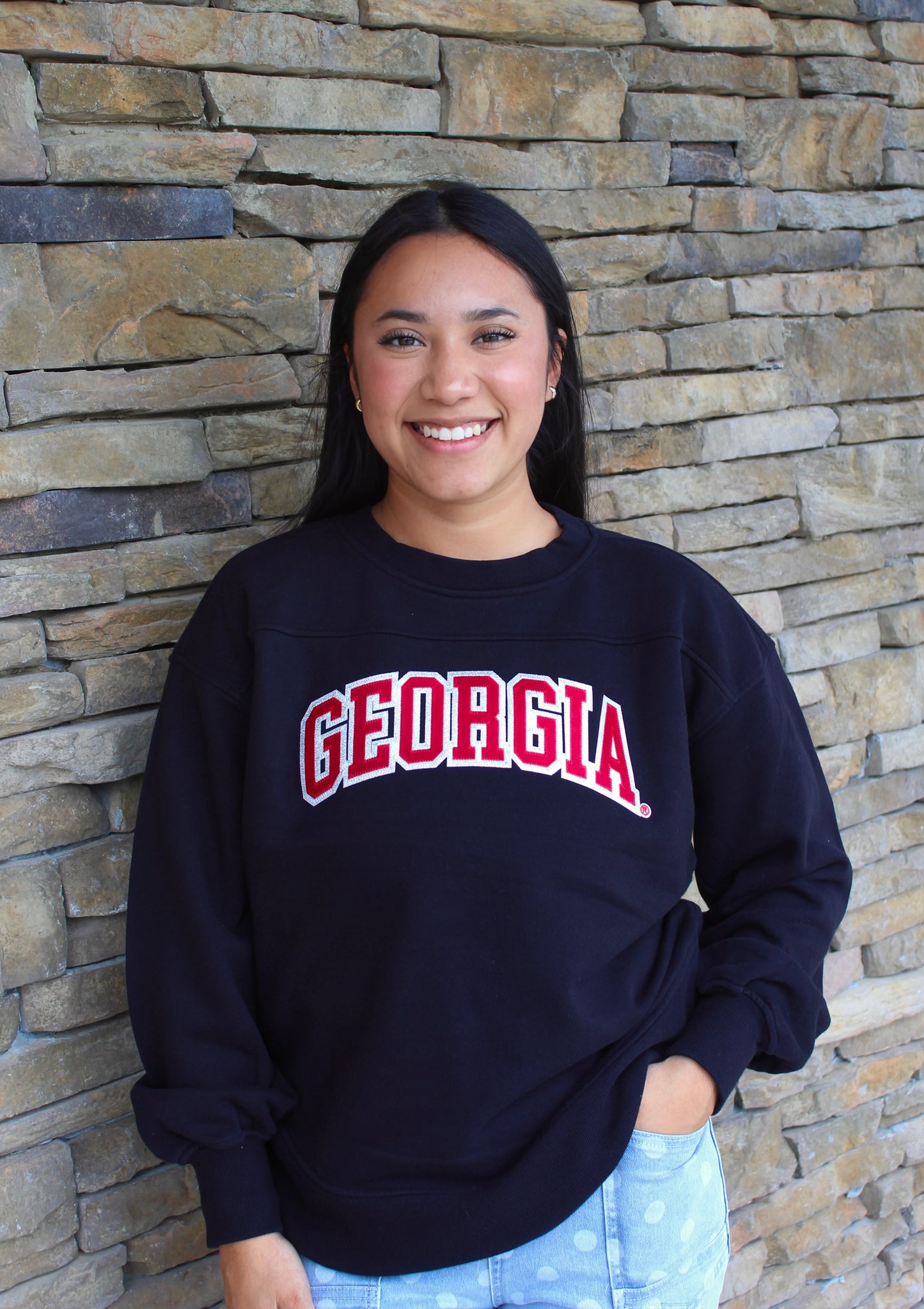 Georgia Sparkle Crewneck