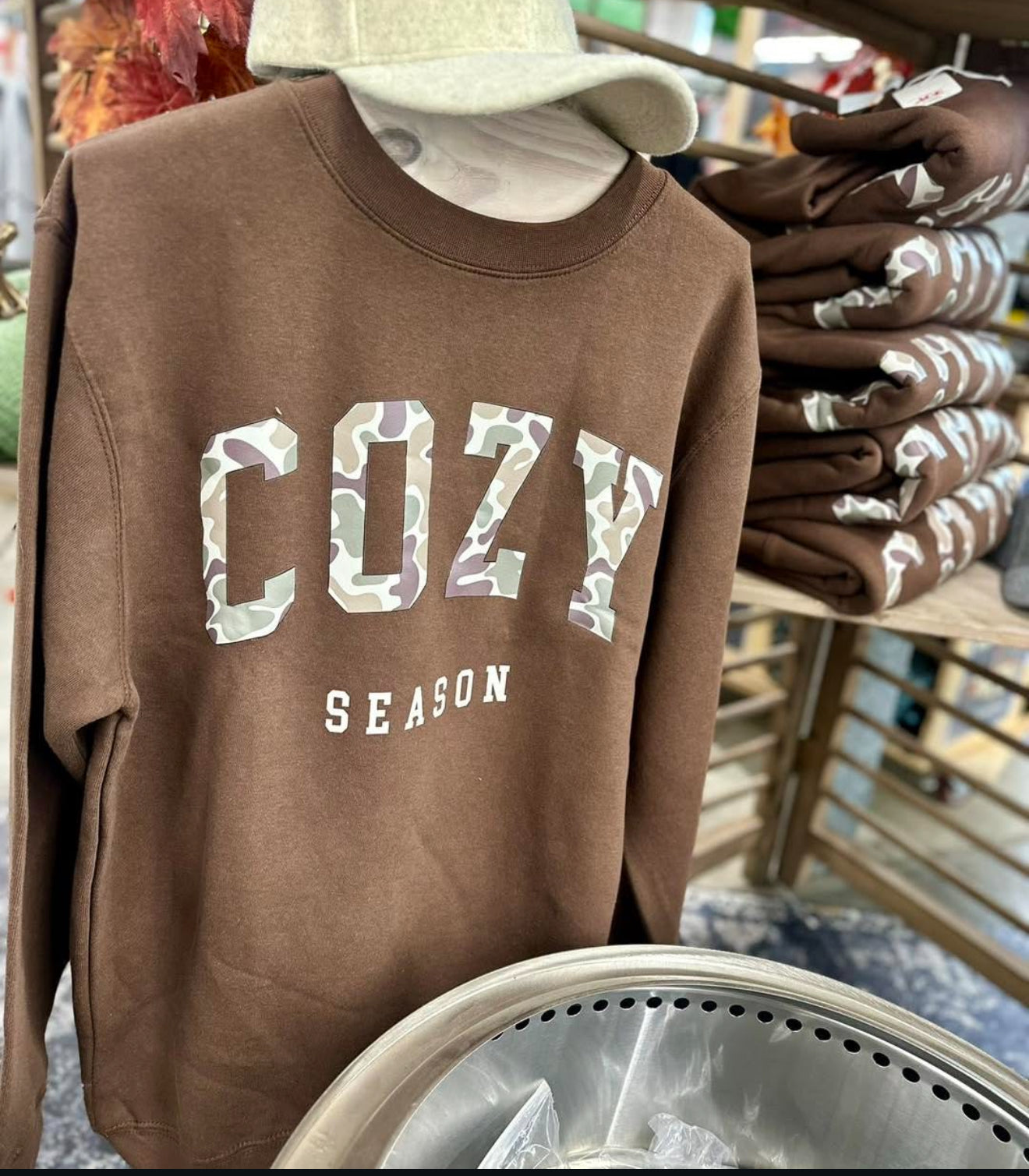 Camo Print Sweatshirt