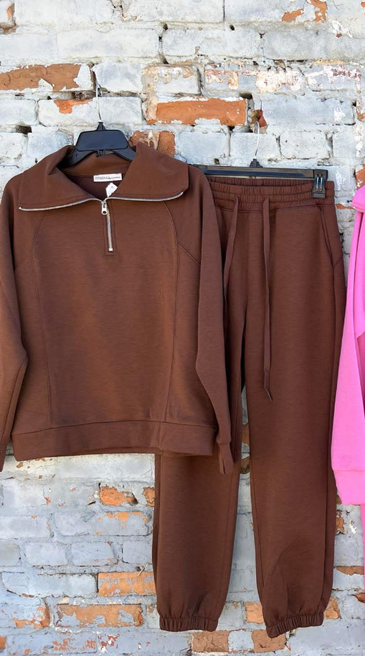 The Scuba Half Zip Pullover & Jogger Set