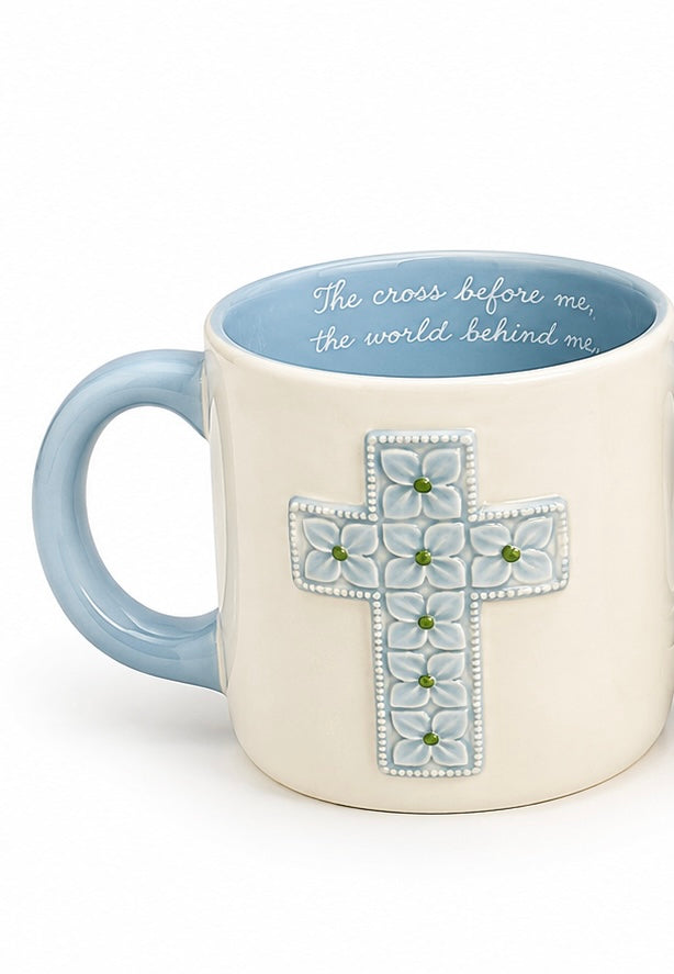 Sculpted Cross Mugs