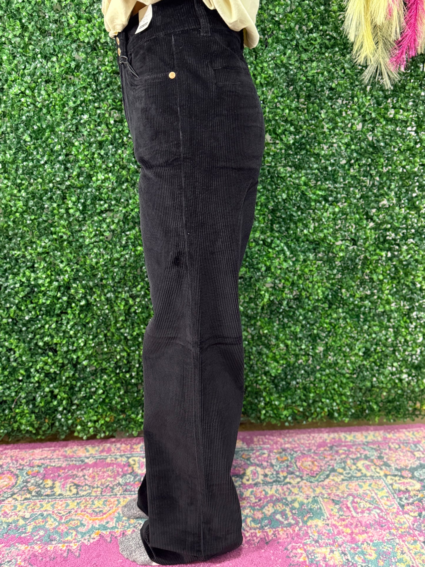 Bethany's Black Corduroy Jeans